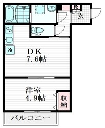 エスペリオ道場南の物件間取画像